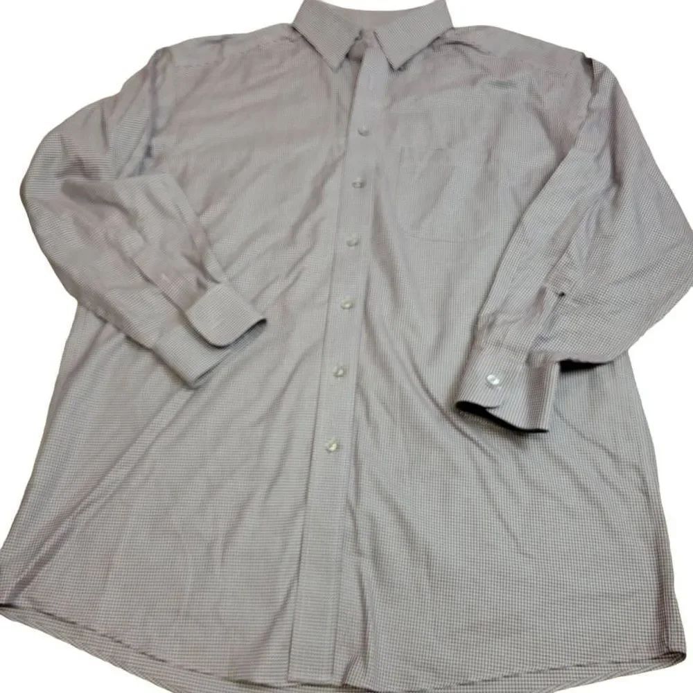 Gold Label houndstooth plaid shirt 16/33